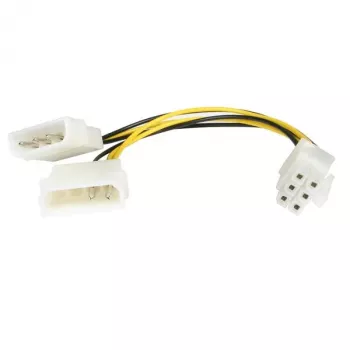 StarTech.com 6in LP4 to 6 Pin PCI Express Video Card Power Cable Adapter
