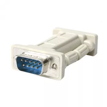 StarTech.com DB9 RS232 Serial Null Modem Adapter - M/F, DB9, DB9, Grey