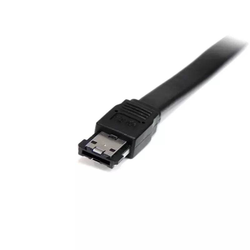 StarTech.com 3 ft Shielded External eSATA Cable M/M, 0.9 m, eSATA, eSATA, eSATA, Male/Male, Black