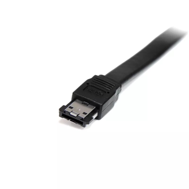StarTech.com 6 ft Shielded External eSATA Cable M/M, 1.8 m, eSATA, eSATA, eSATA, Male/Male, Black