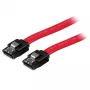 StarTech.com 12in Latching SATA Cable, 0.304 m, SATA III, SATA 7-pin, SATA 7-pin, Male/Male, Red