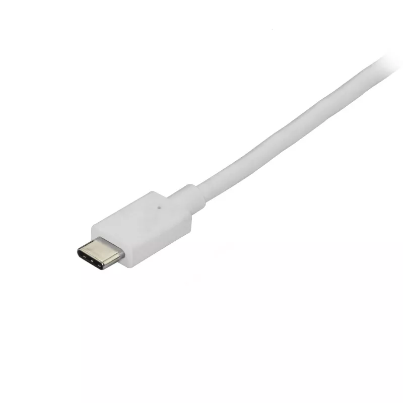 StarTech.com 6ft/1.8m USB C to DisplayPort 1.2 Cable 4K 60Hz - USB-C to DisplayPort Adapter Cable HBR2 - USB Type-C DP Alt Mode to DP Monitor Video Cable - Works w/ Thunderbolt 3 - White