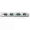 StarTech.com 4 Port USB to RS232 Serial DB9 Adapter Hub, USB, Serial, Silver, Plastic, CE, FCC, RoHS, 1 W