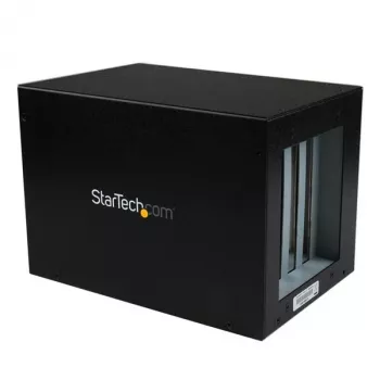 StarTech.com PCI Express to 4 Slot PCI Expansion System, Black, CE, FCC, RoHS, 12 V, 3 A, 0 - 55 °C, -40 - 75 °C