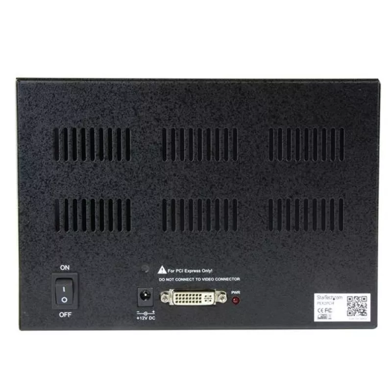 StarTech.com PCI Express to 4 Slot PCI Expansion System, Black, CE, FCC, RoHS, 12 V, 3 A, 0 - 55 °C, -40 - 75 °C