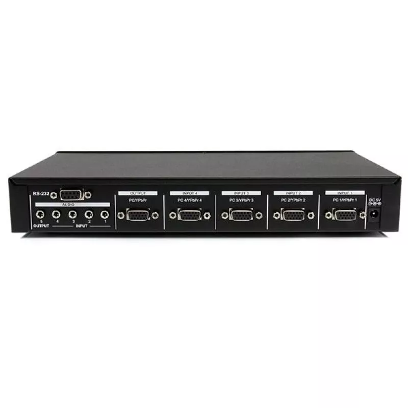StarTech.com 4 Port VGA Video Audio Switch with RS232 control