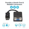 StarTech.com DisplayPort to VGA Adapter - Active DP to VGA Converter - 1080p Video - Durable - DP/DP++ Source to VGA Monitor Cable Adapter Dongle - DP 1.2 to VGA - Latching DP Connector