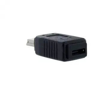 StarTech.com Micro USB to Mini USB 2.0 Adapter F/M, USB Mini-B, USB Micro-B, Black
