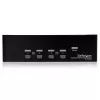StarTech.com 4 Port Dual DVI USB KVM Switch with Audio & USB 2.0 Hub