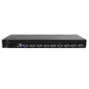 StarTech.com 8 Port 1U Rackmount USB KVM Switch with OSD, 1920 x 1440 pixels, Rack mounting, 1U, Black