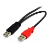 StarTech.com 6 ft USB Y Cable for External Hard Drive - USB A to mini B