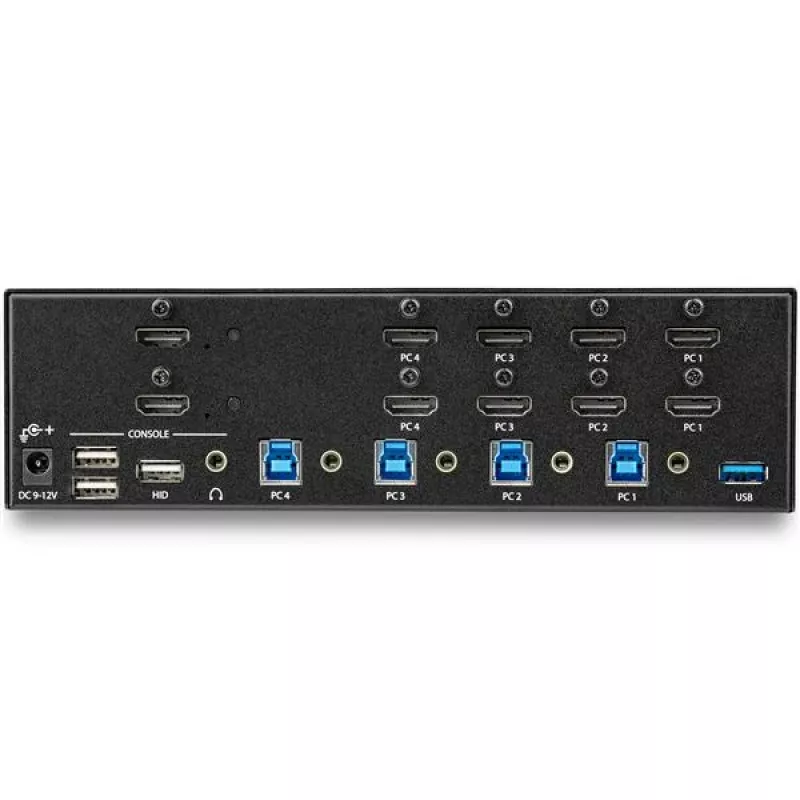 StarTech.com 4 Port HDMI KVM Switch - 4K 30Hz - Dual Display