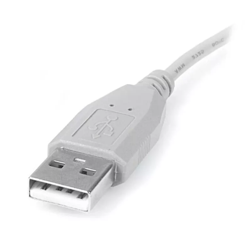 StarTech.com 6in Mini USB 2.0 Cable - A to Mini B, 0.152 m, USB A, Mini-USB B, USB 2.0, Male/Male, Grey
