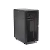 StarTech.com 4-Post 25U Server Rack Cabinet, Lockable 19 inch Data Rack Cabinet for Computer / AV / IT Equipment, Office / Home Network Rack with Casters & Adjustable Mounting Rails