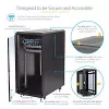 StarTech.com 4-Post 25U Server Rack Cabinet, Lockable 19 inch Data Rack Cabinet for Computer / AV / IT Equipment, Office / Home Network Rack with Casters & Adjustable Mounting Rails