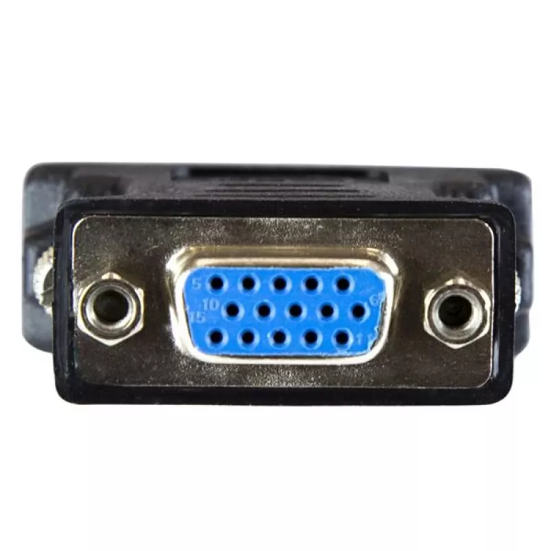 StarTech.com DVI to VGA Cable Adapter - Black - M/F, DVI-I, VGA, Black