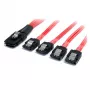 StarTech.com 50cm Serial Attached SCSI SAS Cable - SFF-8087 to 4x Latching SATA