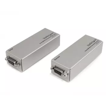 StarTech.com RS232 Serial over Cat5 Extender, 1km (3300ft) Range, Plug & Play, No Software, DB9 Serial Extension - TAA