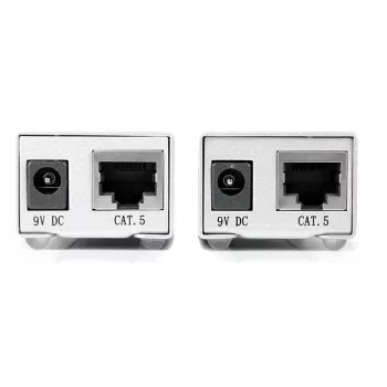 StarTech.com RS232 Serial over Cat5 Extender, 1km (3300ft) Range, Plug & Play, No Software, DB9 Serial Extension - TAA