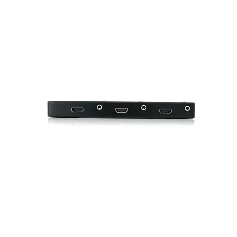 StarTech.com 2-port HDMI splitter and signal amplifier, HDMI, 2x HDMI, 1920 x 1200 pixels, Black, Steel, 15 m