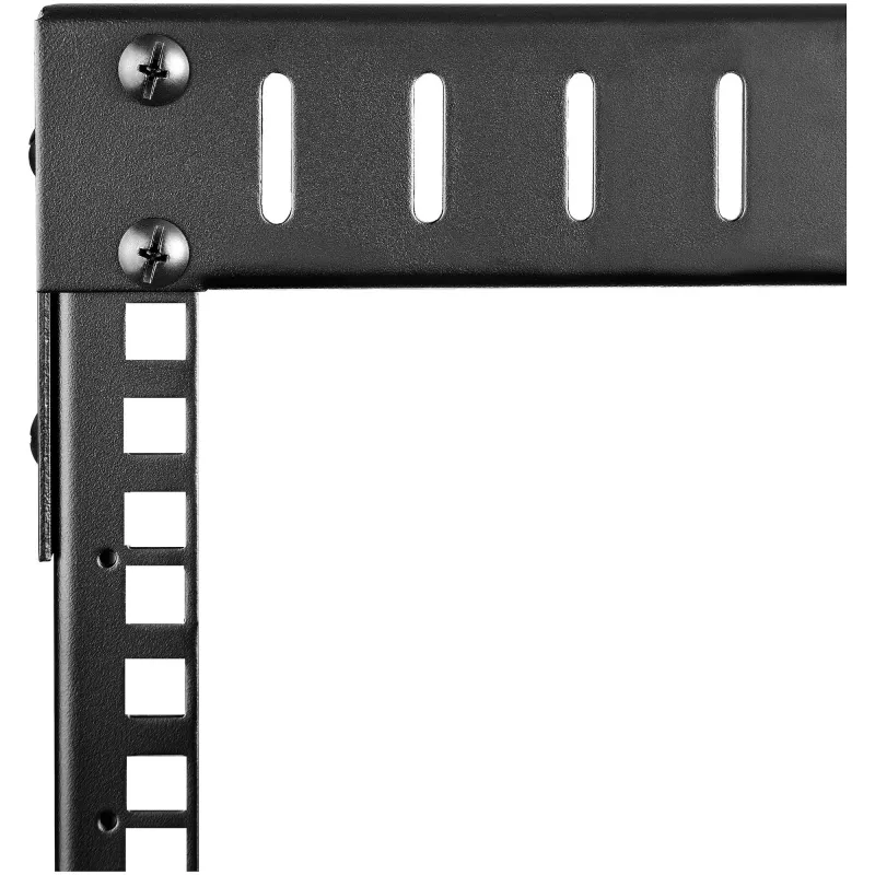 StarTech.com 8U 19 inch Wall Mount Network Rack - Adjustable Depth 12-20 inch 2 Post Open Frame Server Room Rack for AV/Data/ IT Communication/Computer Equipment/Switch w/Cage Nuts & Screws