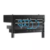 StarTech.com 8U 19 inch Wall Mount Network Rack - Adjustable Depth 12-20 inch 2 Post Open Frame Server Room Rack for AV/Data/ IT Communication/Computer Equipment/Switch w/Cage Nuts & Screws