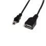 StarTech.com 1 ft Mini USB 2.0 Cable - USB A to Mini B F/M, 0.3 m, USB A, Mini-USB B, Male/Female, 0.48 Gbit/s, Black
