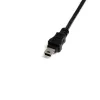 StarTech.com 1 ft Mini USB 2.0 Cable - USB A to Mini B F/M, 0.3 m, USB A, Mini-USB B, Male/Female, 0.48 Gbit/s, Black