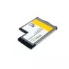 StarTech.com 2 Port Flush Mount ExpressCard 54mm SuperSpeed USB 3.0 Card Adapter with UASP Support