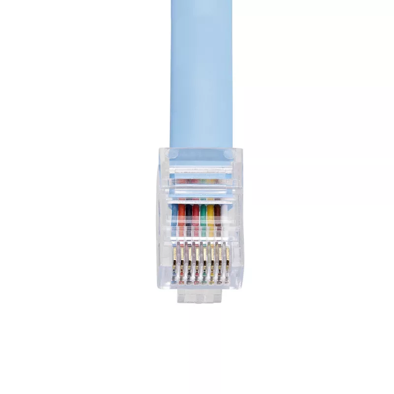 StarTech.com 6 ft Cisco Console Rollover Cable - RJ45 M/M, 1.8 m, RJ-45, RJ-45, Blue