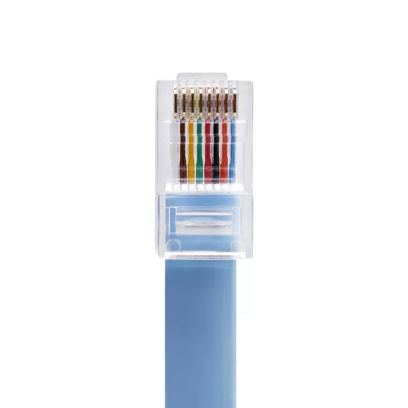 StarTech.com 6 ft Cisco Console Rollover Cable - RJ45 M/M, 1.8 m, RJ-45, RJ-45, Blue