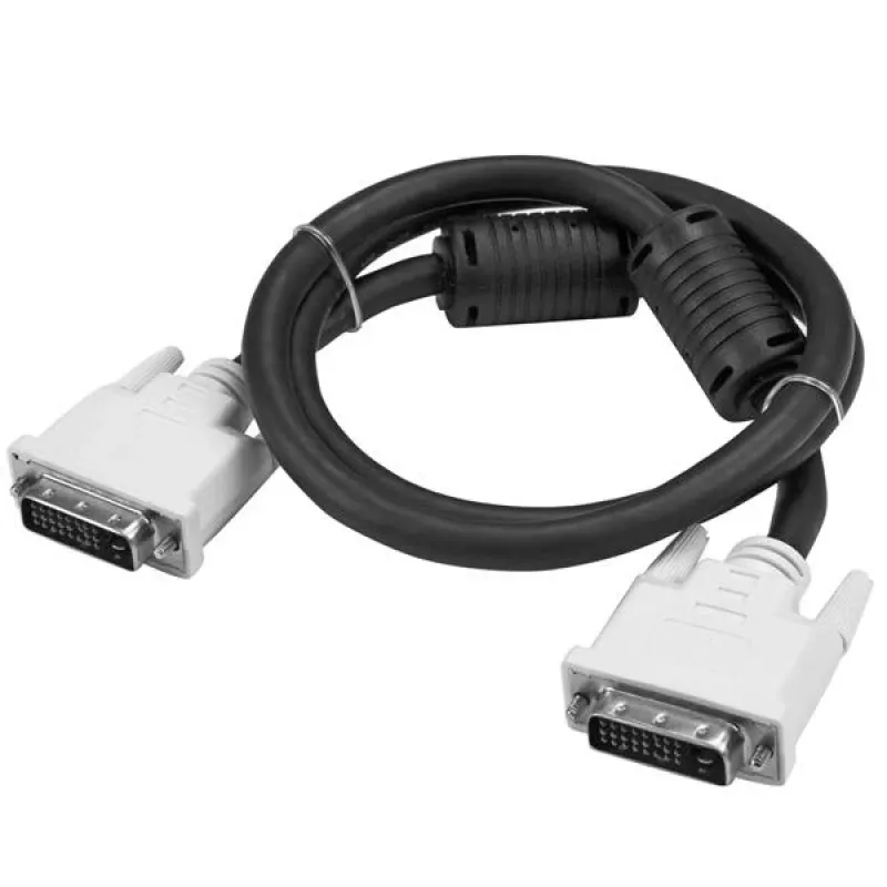 StarTech.com 3m DVI-D Dual Link Cable – M/M, 3 m, DVI-D, DVI-D, Male, Male, Black, White