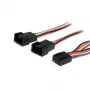 StarTech.com 12in 4 Pin Fan Power Splitter Cable - F/M, Molex (4-pin), Molex (4-pin), 0.31 m, Male, Female, Multicolour