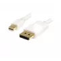 StarTech.com 2m (6ft) Mini DisplayPort to DisplayPort 1.2 Cable - 4K x 2K UHD Mini DisplayPort to DisplayPort Adapter Cable - Mini DP to DP Cable for Monitor - mDP to DP Converter Cord