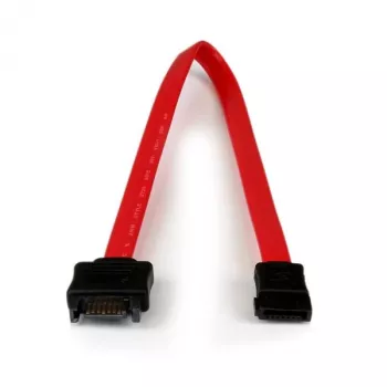 StarTech.com 0.3m SATA Extension Cable, 0.3 m, SATA III, SATA 7-pin, SATA 7-pin, Male/Female, Black, Red