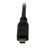 StarTech.com 1m Micro HDMI to HDMI Cable with Ethernet - 4K 30Hz Video - Durable High Speed Micro HDMI Type-D to HDMI 1.4 Adapter Cable/Converter Cord - UHD HDMI Monitors/TVs/Displays - M/M