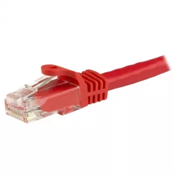 StarTech.com 15m CAT6 Ethernet Cable - Red CAT 6 Gigabit Ethernet Wire -250MHz 100W PoE RJ45 UTP Network/Patch Cord Snagless w/Strain Relief Individually Tested