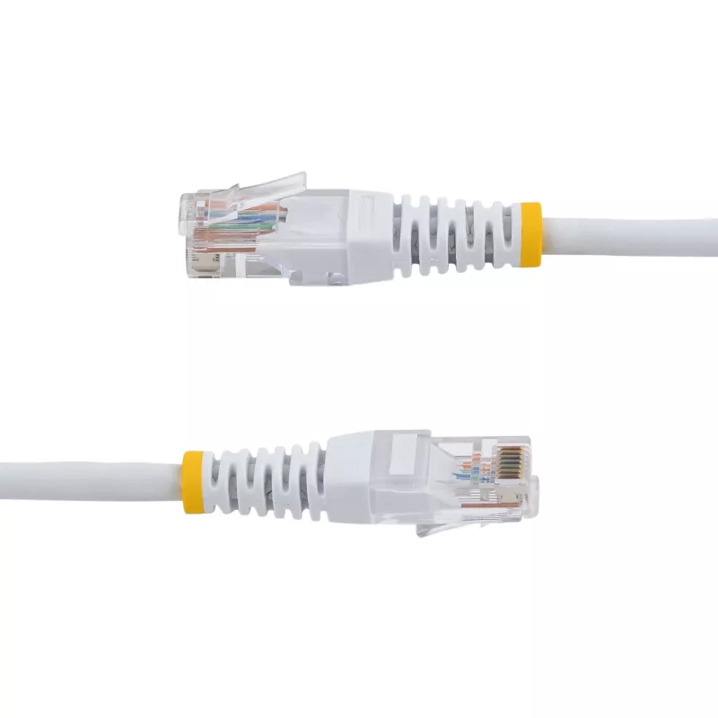 StarTech.com 15m Cat5e White Molded RJ45 UTP Cat 5e Patch Cable - 15 m Patch Cord