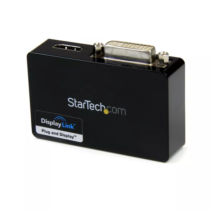 StarTech.com USB 3.0 to HDMI / DVI Adapter - 2048x1152, 3.2 Gen 1 (3.1 Gen 1), USB Type-B, DVI output, HDMI output, 2048 x 1152 pixels