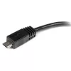 StarTech.com 6in Micro USB to Mini USB Adapter Cable M/F, 0.15 m, Mini-USB B, Micro-USB A, Male/Female, Black