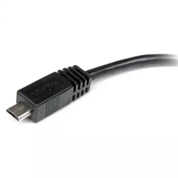 StarTech.com 6in Micro USB to Mini USB Adapter Cable M/F, 0.15 m, Mini-USB B, Micro-USB A, Male/Female, Black