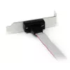 StarTech.com 1 Port 16in DB9 Serial Port Bracket to 10 Pin Header - Low Profile