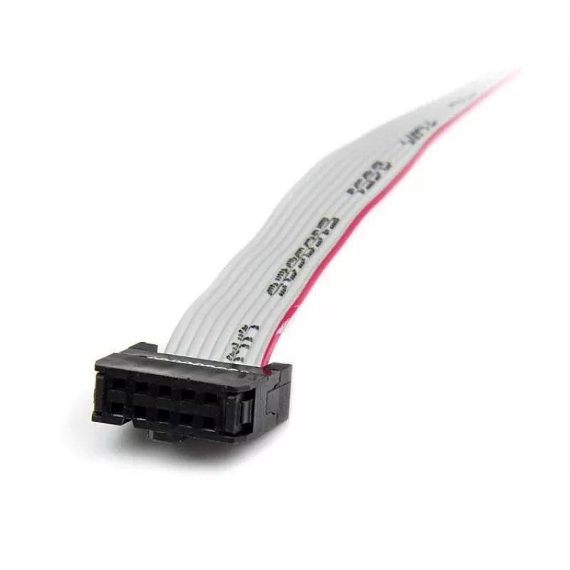 StarTech.com 1 Port 16in DB9 Serial Port Bracket to 10 Pin Header - Low Profile