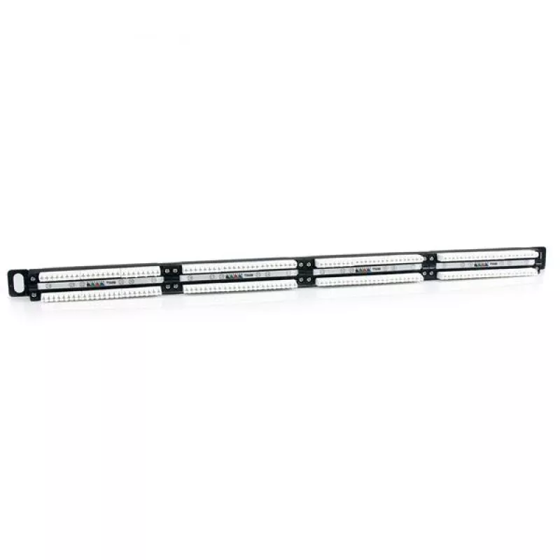 StarTech.com 24 Port 0.5U Cat5e Patch Panel - RJ45 Ethernet Rackmount Cat 5e 110 Patch Panel