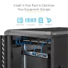 StarTech.com 2U Server Rack Shelf - Universal Rack Mount Cantilever Shelf for 19 inch Network Equipment Rack & Cabinet - Heavy Duty Steel – Weight Capacity 50lb/23kg - 22 inch Deep Tray, Black