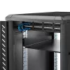 StarTech.com 2U Server Rack Shelf - Universal Rack Mount Cantilever Shelf for 19 inch Network Equipment Rack & Cabinet - Heavy Duty Steel – Weight Capacity 50lb/23kg - 22 inch Deep Tray, Black