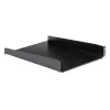 StarTech.com 2U Server Rack Shelf - Universal Rack Mount Cantilever Shelf for 19 inch Network Equipment Rack & Cabinet - Heavy Duty Steel – Weight Capacity 50lb/23kg - 22 inch Deep Tray, Black