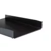 StarTech.com 2U Server Rack Shelf - Universal Rack Mount Cantilever Shelf for 19 inch Network Equipment Rack & Cabinet - Heavy Duty Steel – Weight Capacity 50lb/23kg - 22 inch Deep Tray, Black