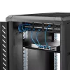StarTech.com 2U Server Rack Shelf - Universal Rack Mount Cantilever Shelf for 19 inch Network Equipment Rack & Cabinet - Heavy Duty Steel – Weight Capacity 50lb/23kg - 22 inch Deep Tray, Black