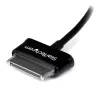 StarTech.com USB OTG Adapter Cable for Samsung Galaxy Tab, 0.1524 m, Samsung 30p, USB A, Black, Male, Female